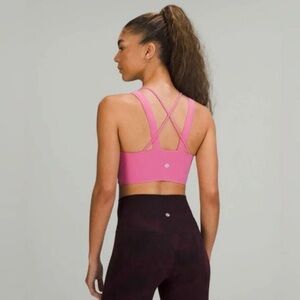 Lululemon Like A Cloud, Pink Blossom sports bra, size 8, D/DD cup
